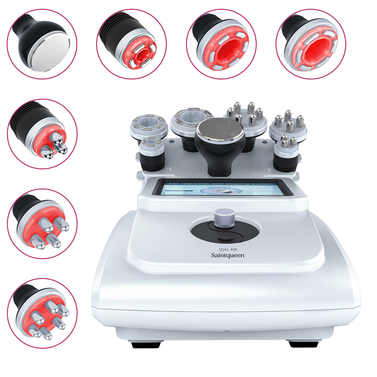 Máy làm đẹp cavitation 40K & RF SQ41 7 trong 1 Hình sản phẩm chính
