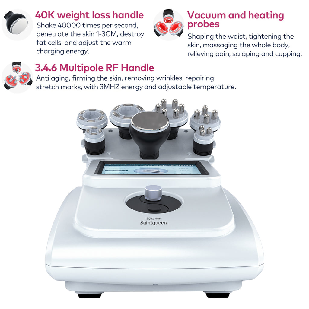 Máy làm đẹp cavitation 40K & RF SQ41 7 trong 1