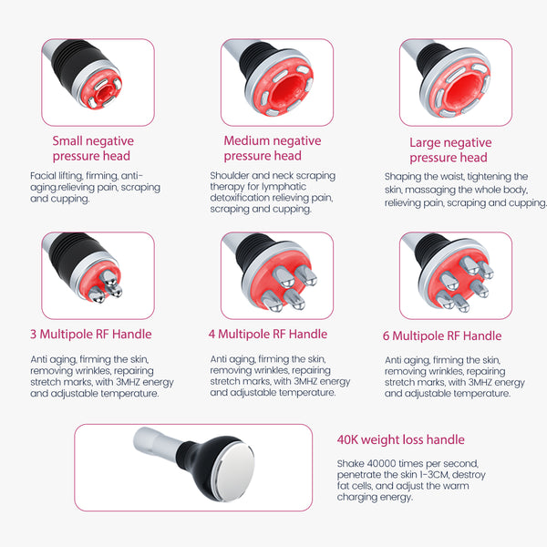 Máy làm đẹp cavitation 40K & RF SQ41 7 trong 1