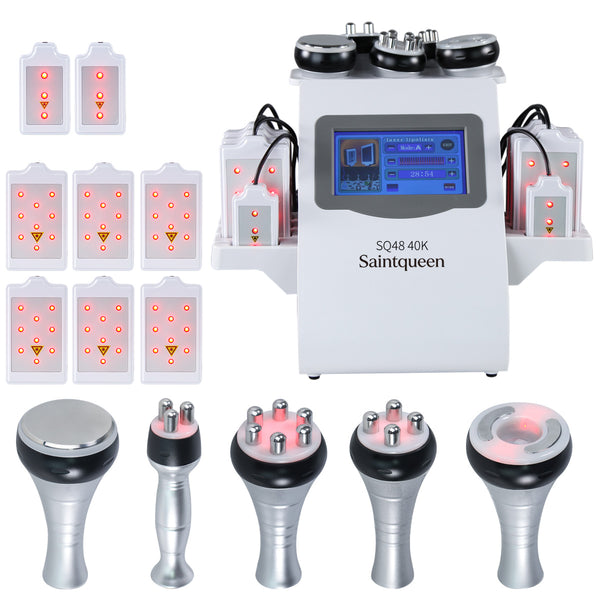 Máy cavitation siêu âm 40K & RF SQ48 Pro 6 trong 1 với tấm laser