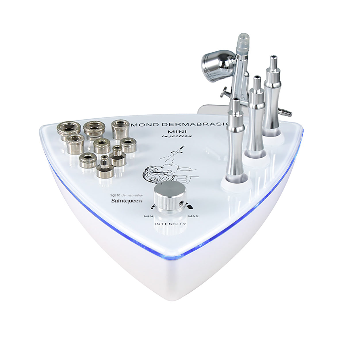 Máy mài da vi điểm đầu kim cương & phun sương SQ110A