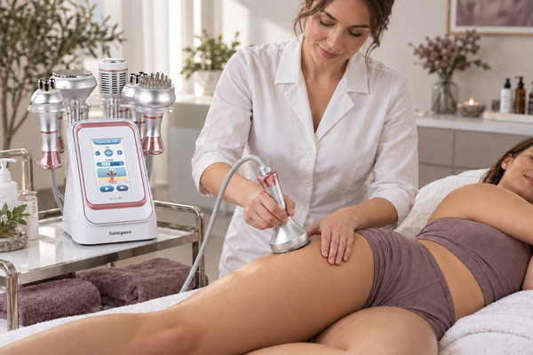 Máy cavitation 80K SQ176C Pro 6 trong 1 trong buổi chăm sóc cơ thể